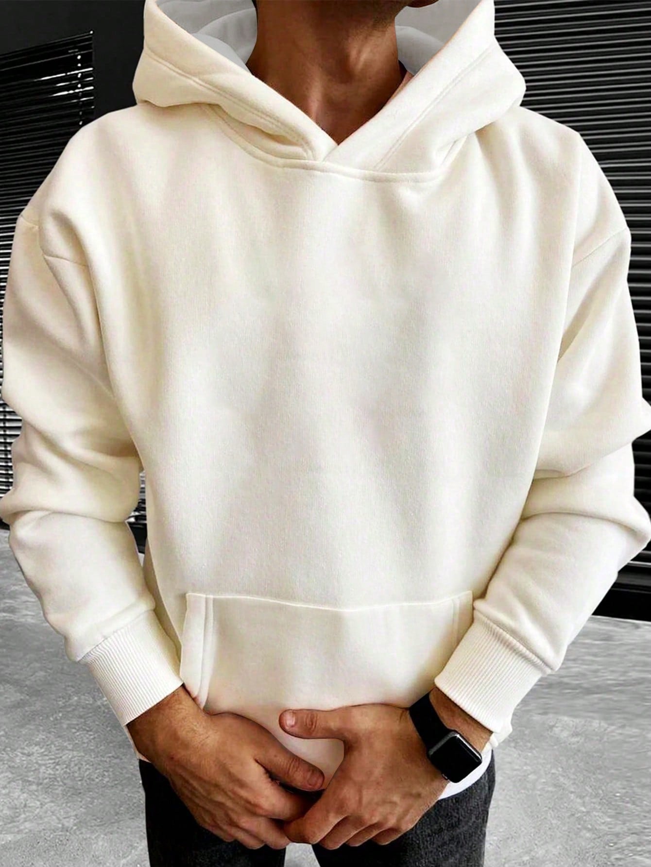 Old Money Classic Solid Hoodie