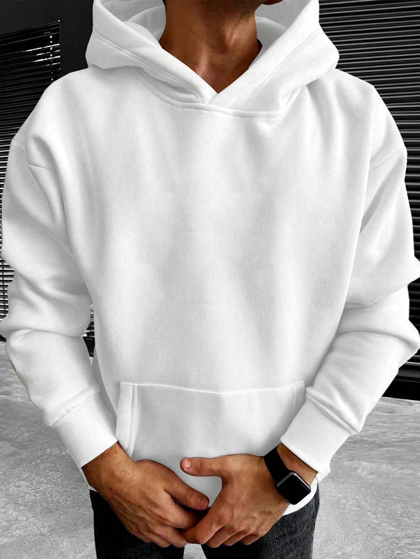 Old Money Classic Solid Hoodie