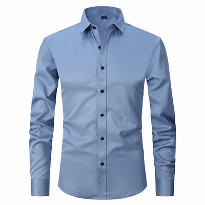Old Money Stretch Button-up Shirt