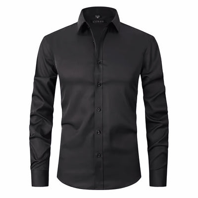 Old Money Stretch Button-up Shirt