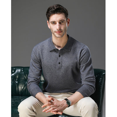 Old Money Elite Cashmere Polo