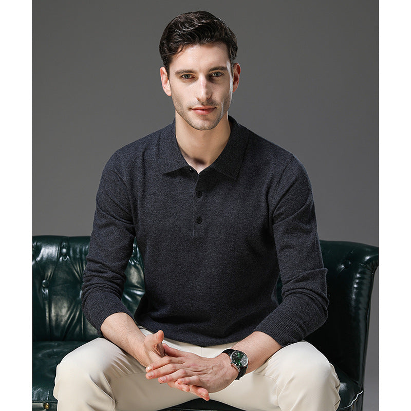 Old Money Elite Cashmere Polo
