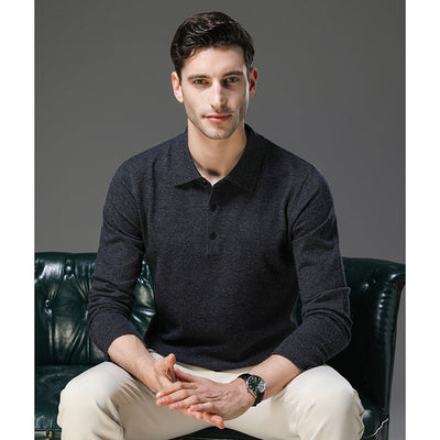Old Money Elite Cashmere Polo