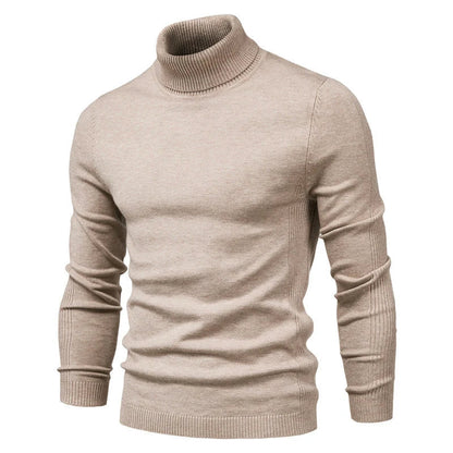 Emil turtleneck sweater in silky virgin wool