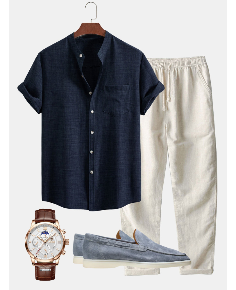 Old Money Outfit - Dark Blue