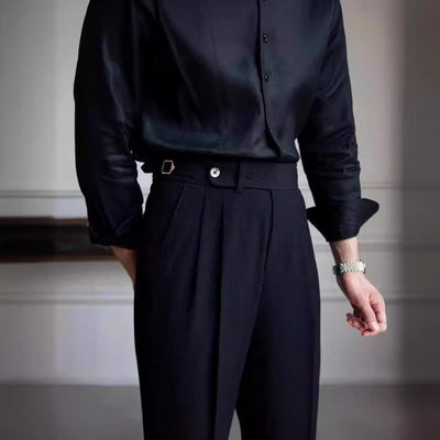 Old Money Old Money Naples Mid-Waist Trousers