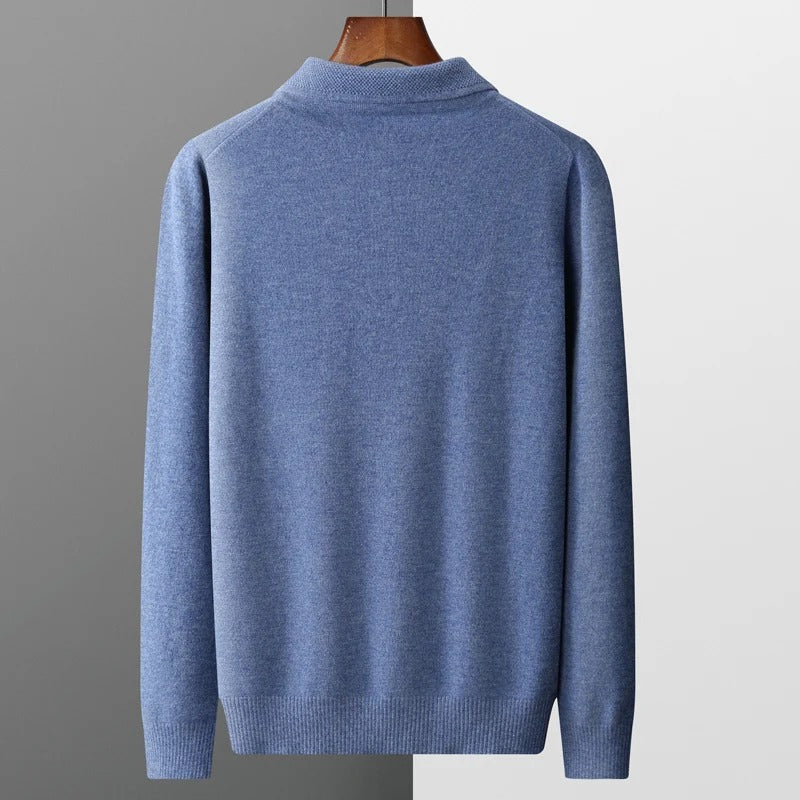 Old Money Elite Cashmere Polo